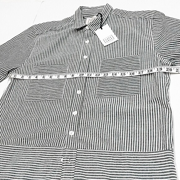 Salt Surf Button Down Striped Shirt - Picture 5 of 9
